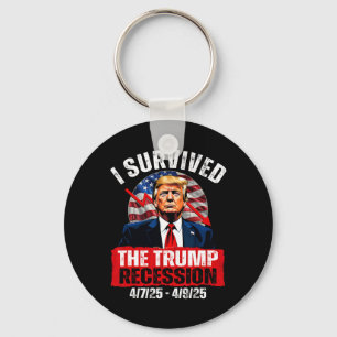Porte-clés J'ai survécu à la récession Trump 4725 4925 Trump