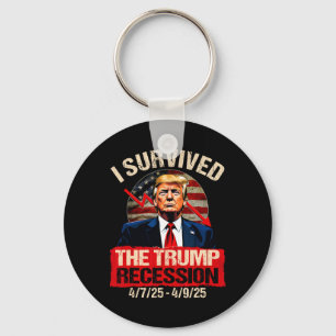 Porte-clés J'Ai Survécu À La Récession Trump 4725 4925 Trump