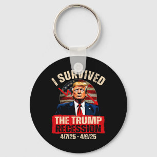 Porte-clés J'ai survécu à la récession Trump 4725 4925 Trump