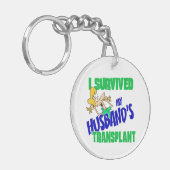 Porte-clés J'ai survécu à la transplantation de mon mari (Devant gauche)