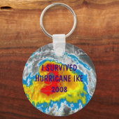 PORTE-CLÉS J'AI SURVÉCU À L'HURRICANE IKE 2008 (Recto)