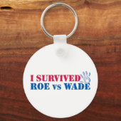 Porte-clés J'ai survécu à Roe vs Wade (main) (Recto)