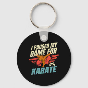 Porte-clés J'Ai Suspendu Mon Jeu Pour Karate Video Gaming Gif