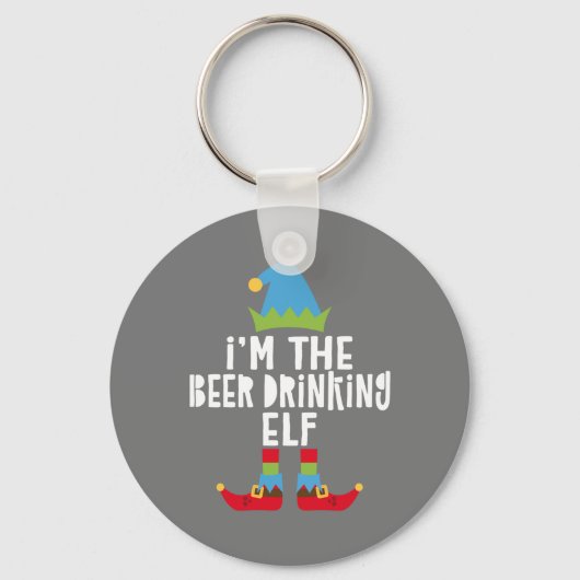 Porte-clés J'ai The Beer Drinking Elf Matching (Recto)