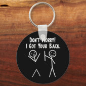 Porte-clés J'Ai Ton Dos ! (Recto)