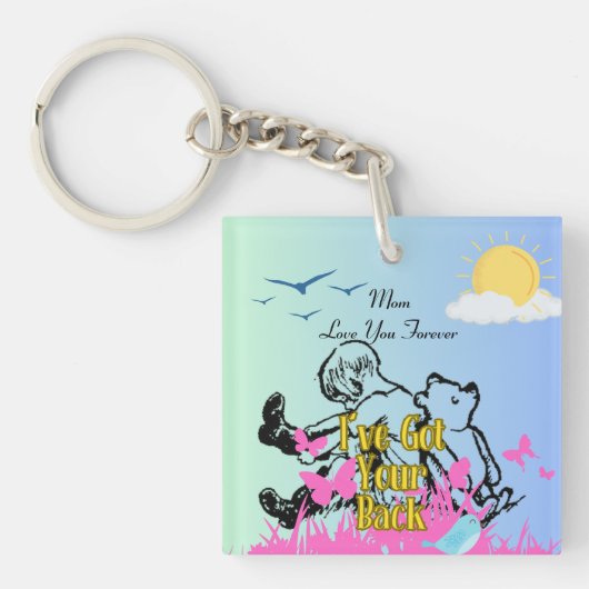 Porte-clés J'ai ton dos (Devant)