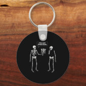Porte-clés J'Ai Ton Dos _ Drôle Pun Skeleton (Recto)
