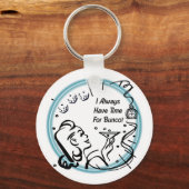 Porte-clés J'ai toujours du temps pour Bunco par Artinsper (Recto)