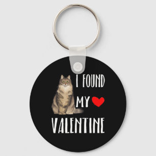 Porte-clés J'ai trouvé mon amour de chat de forêt norvégienne