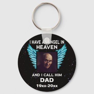 Porte-clés J'ai un ange au Ciel et je l'appelle papa