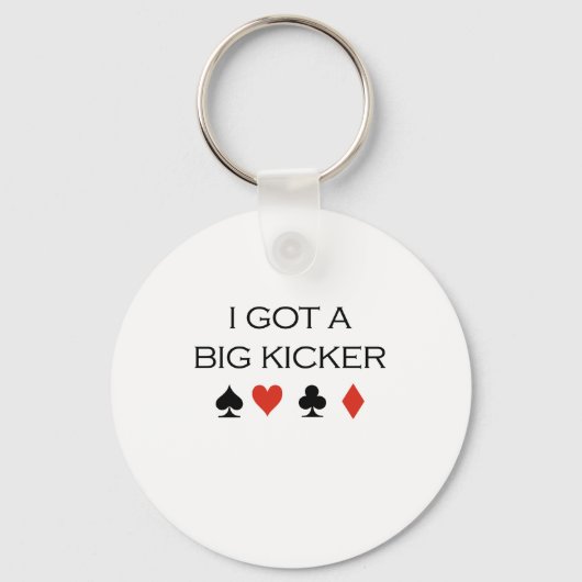 Porte-clés J'ai un gros T-shirt kicker (Recto)