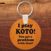 Porte-clés J'Ai Un Problème, Koto (Verso)