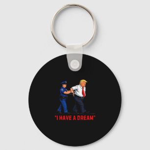 Porte-clés J'ai un rêve drôle Trump Police Citation drôle Hom