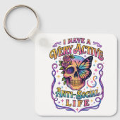 Porte-clés J'Ai Un Très Actif... (Recto)