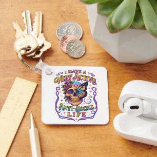 Porte-clés J'Ai Un Très Actif...