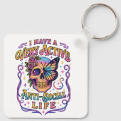 Porte-clés J'Ai Un Très Actif... (Dos)