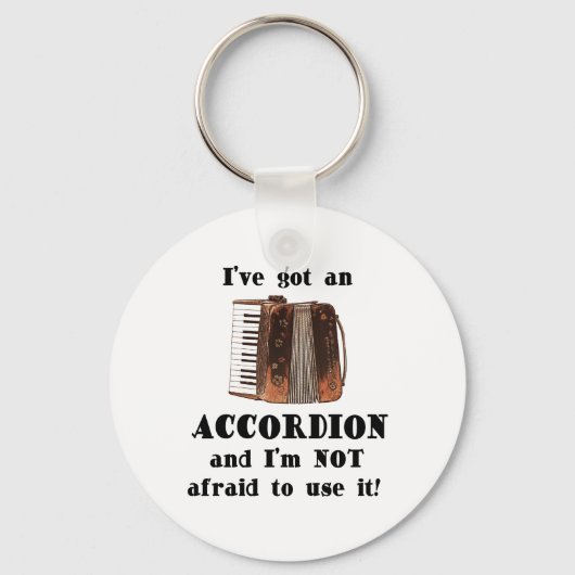 Porte-clés J'ai une accordion (Recto)