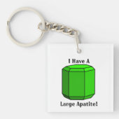Porte-clés J'Ai Une Grande Apatite ! (Devant)