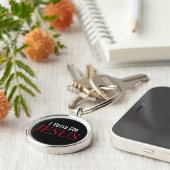 Porte-clés J'ai voté pour JESUS chrétien  (Côté)