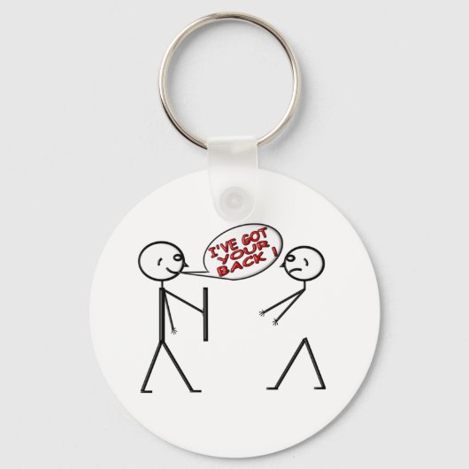 PORTE-CLÉS J'AI VOTRE RETOUR ! (Recto)