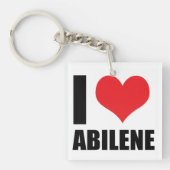 Porte-clés J'aime Abilene (Devant)