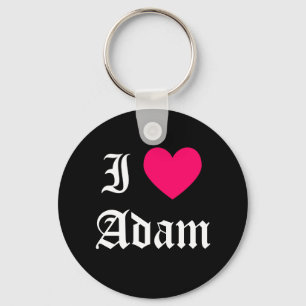 Porte-clés J'aime Adam