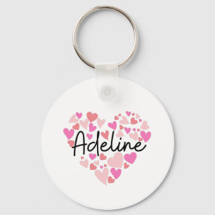Porte-clés J'aime Adeline