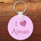 Porte-clés J'Aime Ajman (Recto)