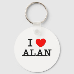 Porte-clés J'aime Alan
