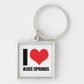 Porte-clés J'aime Alice Springs (Devant)