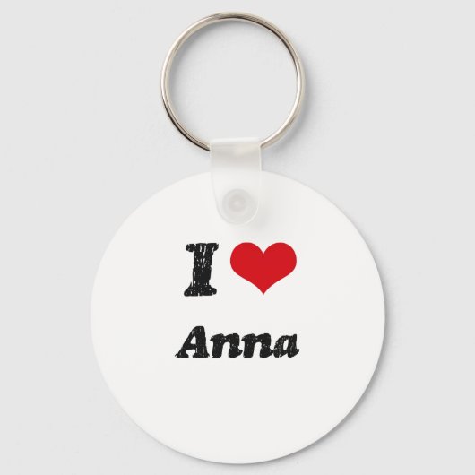 Porte-clés J'aime Anna (Recto)