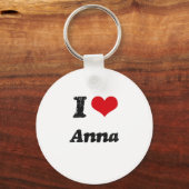 Porte-clés J'aime Anna (Recto)