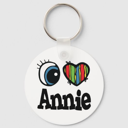 Porte-clés J'aime Annie (Recto)