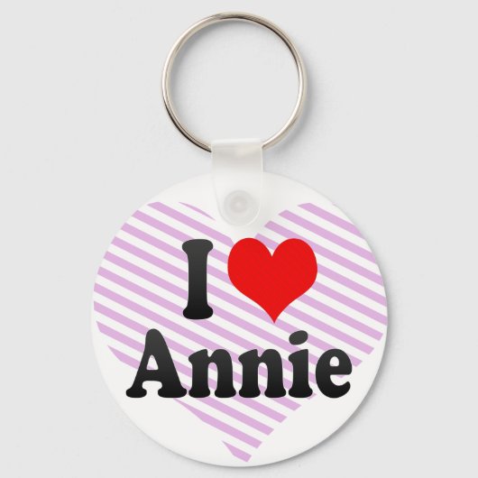 Porte-clés J'aime Annie (Recto)