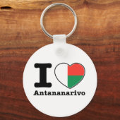 Porte-clés J'aime Antananarivo (Recto)