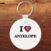 Porte-clés J'aime Antelope (Recto)