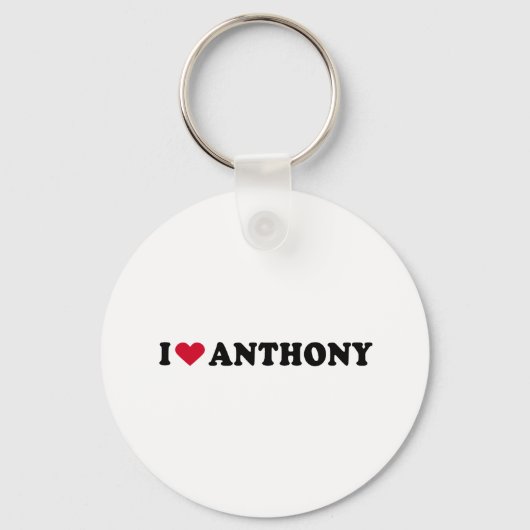 PORTE-CLÉS J'AIME ANTHONY (Recto)