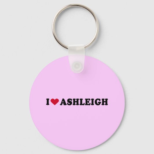 PORTE-CLÉS J'AIME ASHLEIGH (Recto)