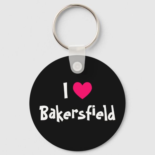 Porte-clés J'aime Bakersfield (Recto)