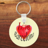 Porte-clés J'Aime Barcelone ! (Recto)