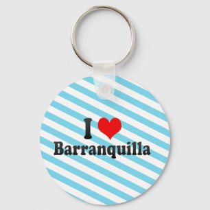 Porte-clés J'aime Barranquilla, Colombie