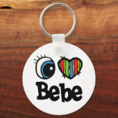Porte-clés J'aime Bebe (Recto)