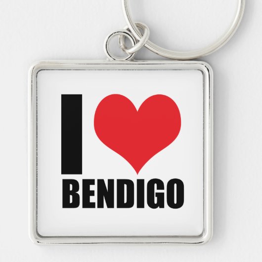 Porte-clés J'aime Bendigo (Devant)