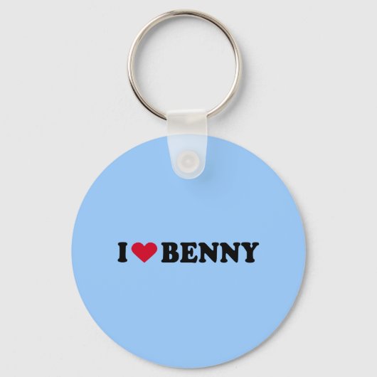 PORTE-CLÉS J'AIME BENNY (Recto)