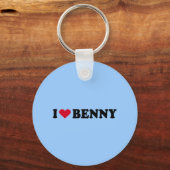 PORTE-CLÉS J'AIME BENNY (Recto)
