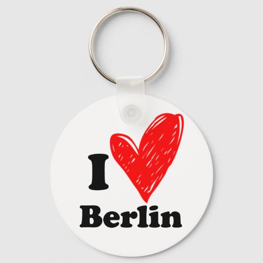 Porte-clés J'aime Berlin (Recto)