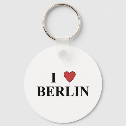 Porte-clés J'aime Berlin (Recto)