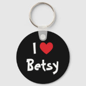 Porte-clés J'aime Betsy (Recto)