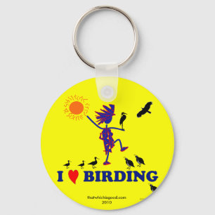 Porte-clés J'aime Birding