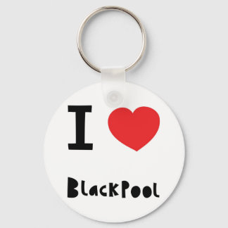 Porte-clés J'aime Blackpool